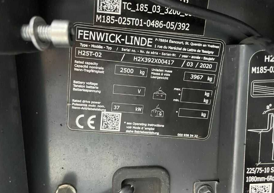 Linde H25T-02 - LPG forklift: picture 4 Linde H25T-02 - LPG forklift: picture 4