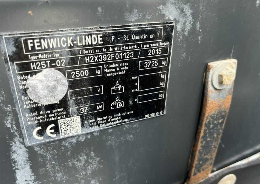 Linde H25T-02 - LPG forklift: picture 4 Linde H25T-02 - LPG forklift: picture 4