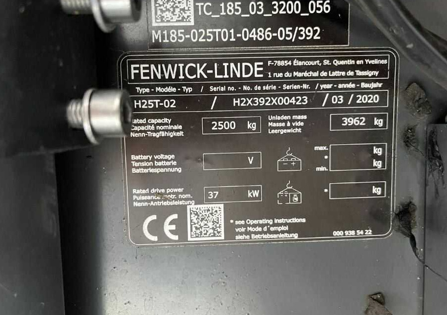 Linde H25T-02 - LPG forklift: picture 4 Linde H25T-02 - LPG forklift: picture 4