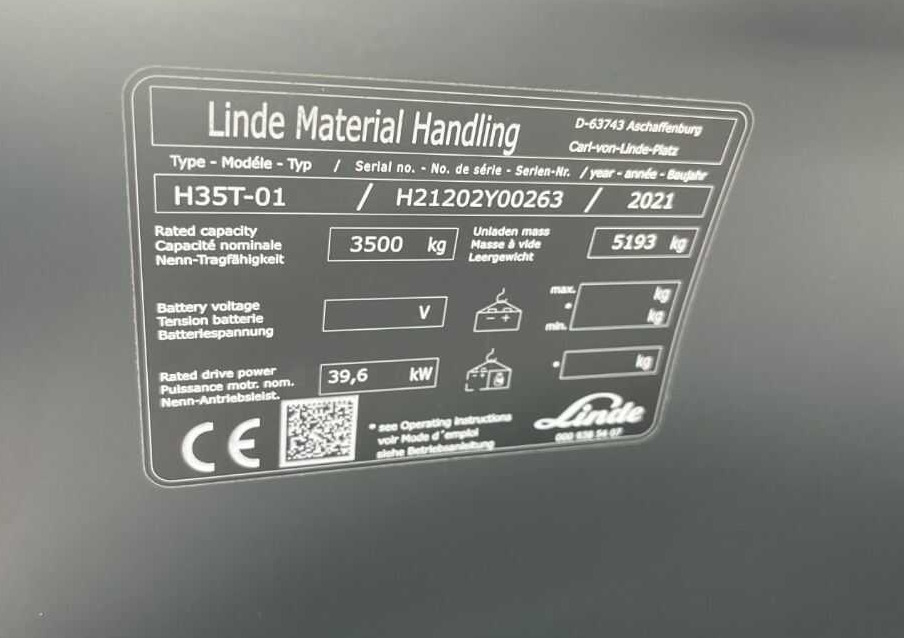 Linde H35T-01 - LPG forklift: picture 4 Linde H35T-01 - LPG forklift: picture 4