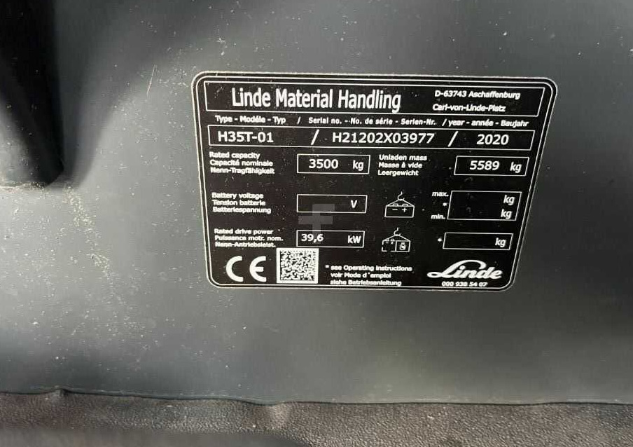 Linde H35T-01 - LPG forklift: picture 4 Linde H35T-01 - LPG forklift: picture 4