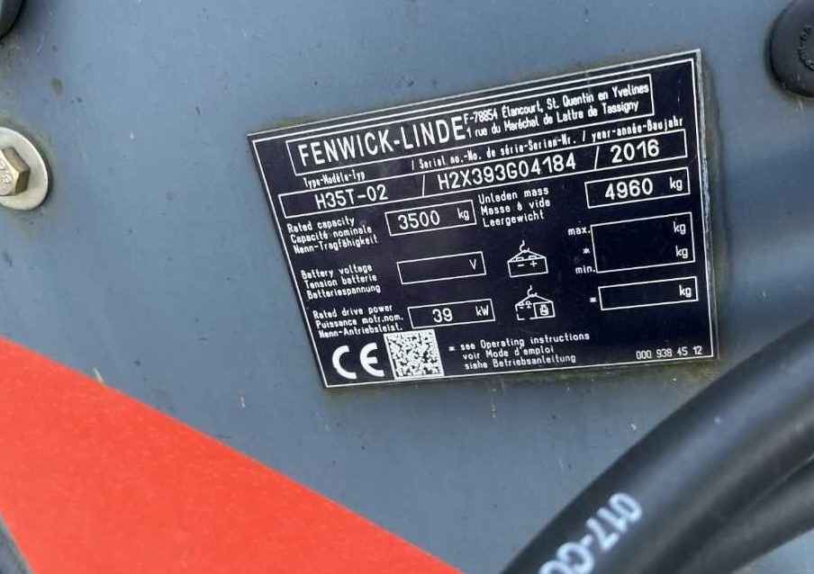 Linde H35T-02 - LPG forklift: picture 3 Linde H35T-02 - LPG forklift: picture 3