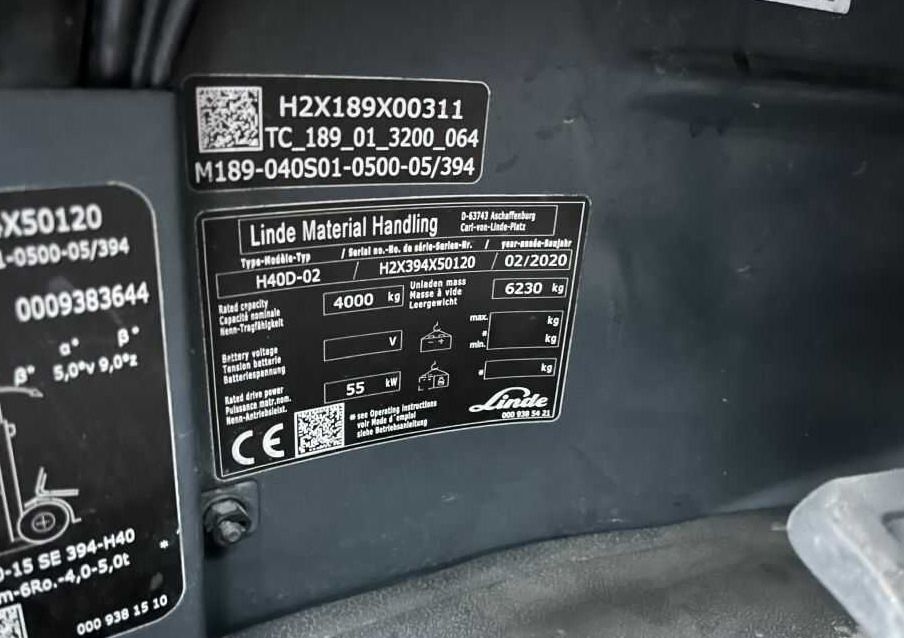 Linde H40D-02 - Diesel forklift: picture 5 Linde H40D-02 - Diesel forklift: picture 5