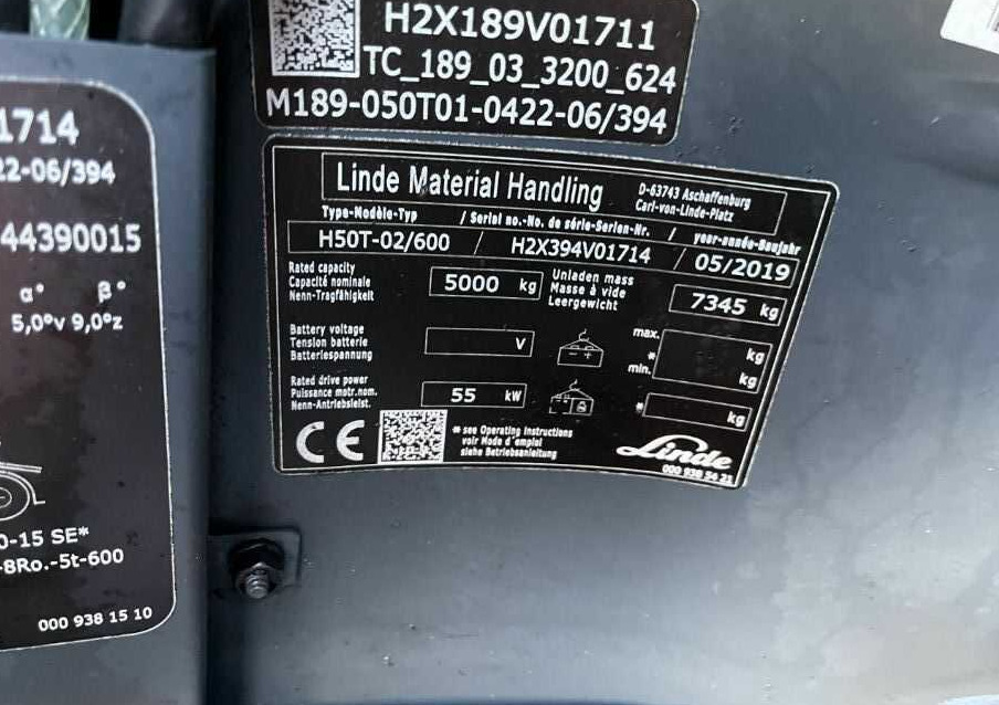 Linde H50T-02/600 - LPG forklift: picture 4 Linde H50T-02/600 - LPG forklift: picture 4