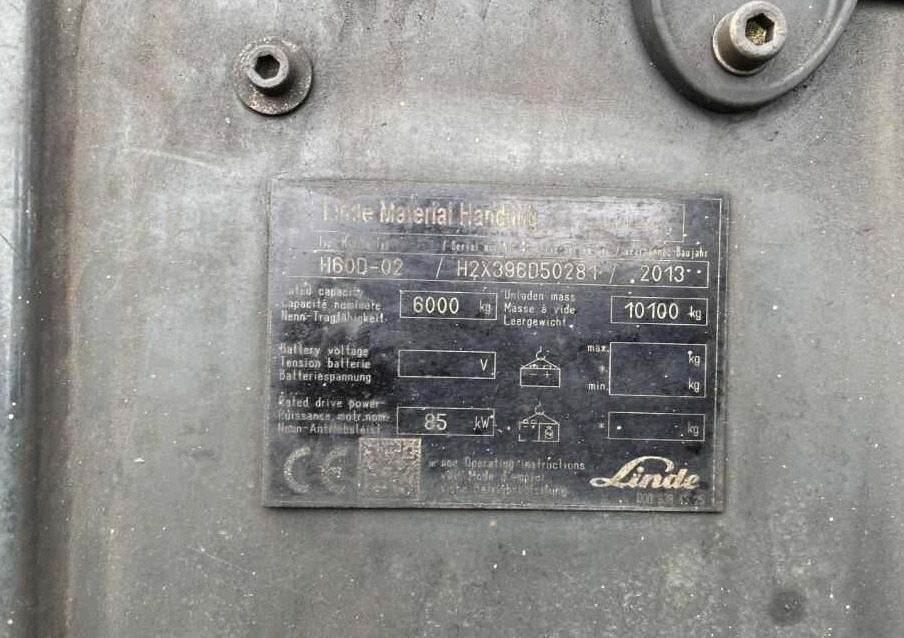 Linde H60D-02 - Diesel forklift: picture 5 Linde H60D-02 - Diesel forklift: picture 5
