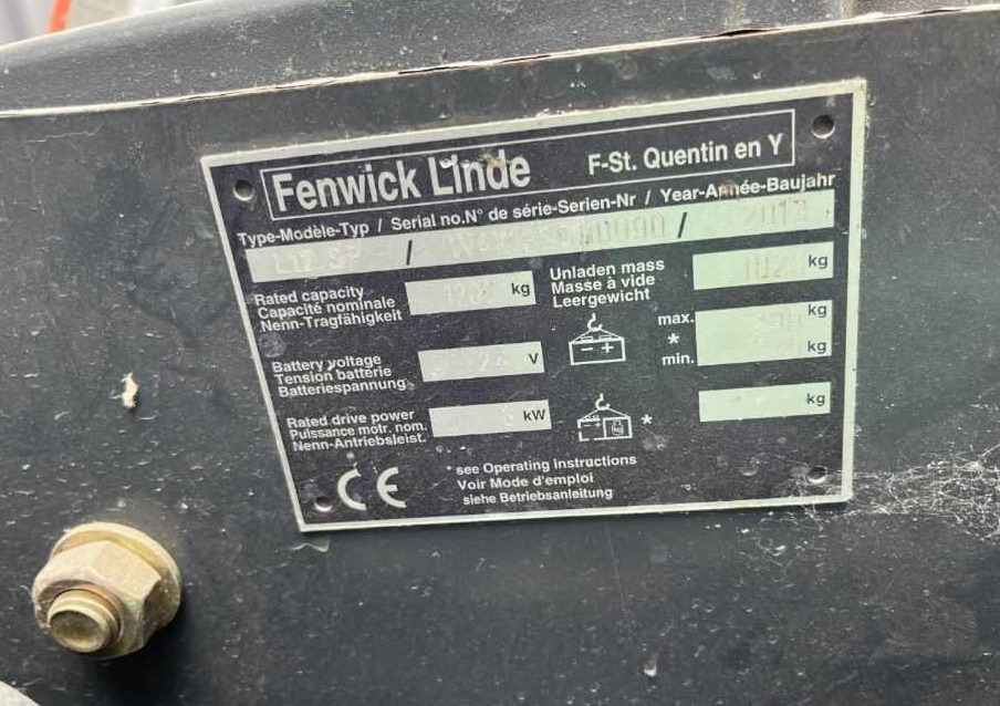 Linde L12SP - Stacker: picture 4 Linde L12SP - Stacker: picture 4
