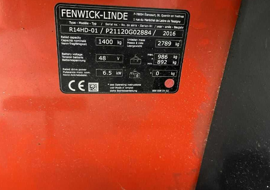 Linde R14HD-01 - Reach truck: picture 4 Linde R14HD-01 - Reach truck: picture 4