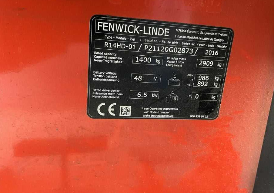 Linde R14HD-01 - Reach truck: picture 4 Linde R14HD-01 - Reach truck: picture 4
