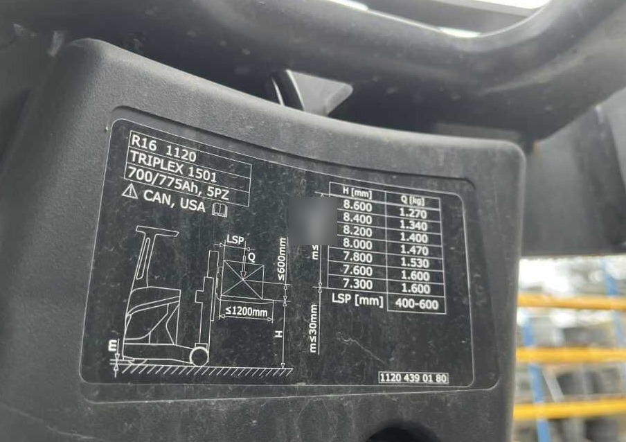 Linde R16-01 - Reach truck: picture 5 Linde R16-01 - Reach truck: picture 5