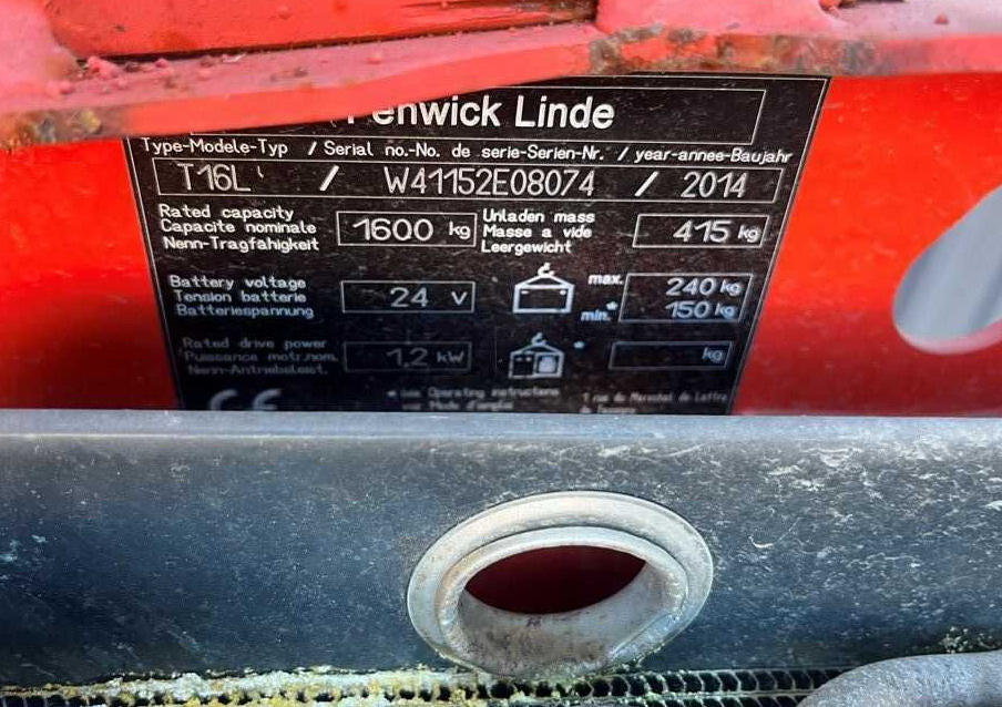 Pallet truck Linde T16L: picture 6 Pallet truck Linde T16L: picture 6