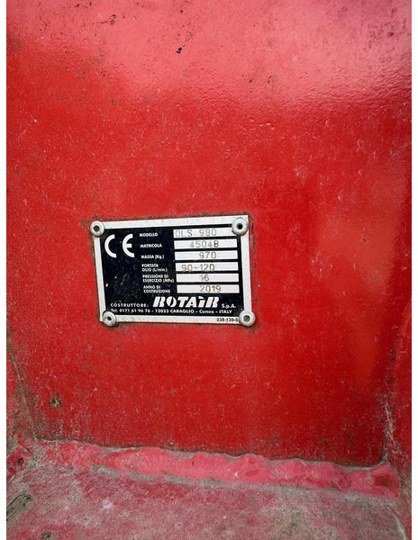 Rotair OLS980 - Hydraulic hammer: picture 1 Rotair OLS980 - Hydraulic hammer: picture 1