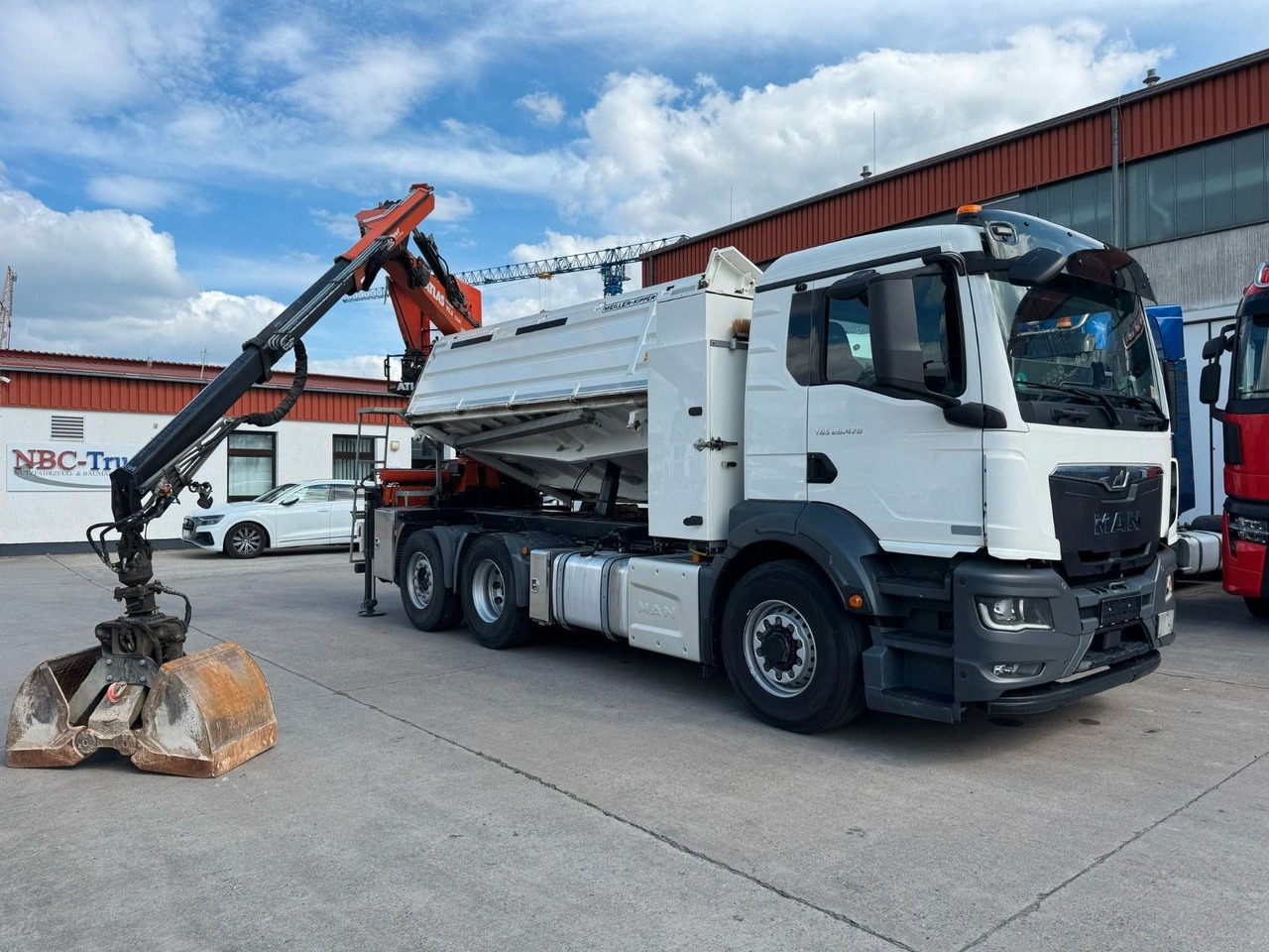 MAN TGS 26.470*ATLAS*MEILLER-KIPPER*DREISEITENKIPPER - Tipper, Crane truck: picture 2 MAN TGS 26.470*ATLAS*MEILLER-KIPPER*DREISEITENKIPPER - Tipper, Crane truck: picture 2