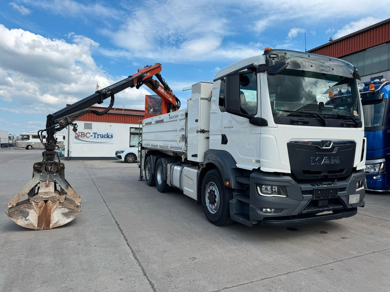 MAN TGS 26.470*ATLAS*MEILLER-KIPPER*HYDRO-DR*SPECIAL - Tipper, Crane truck: picture 1 MAN TGS 26.470*ATLAS*MEILLER-KIPPER*HYDRO-DR*SPECIAL - Tipper, Crane truck: picture 1