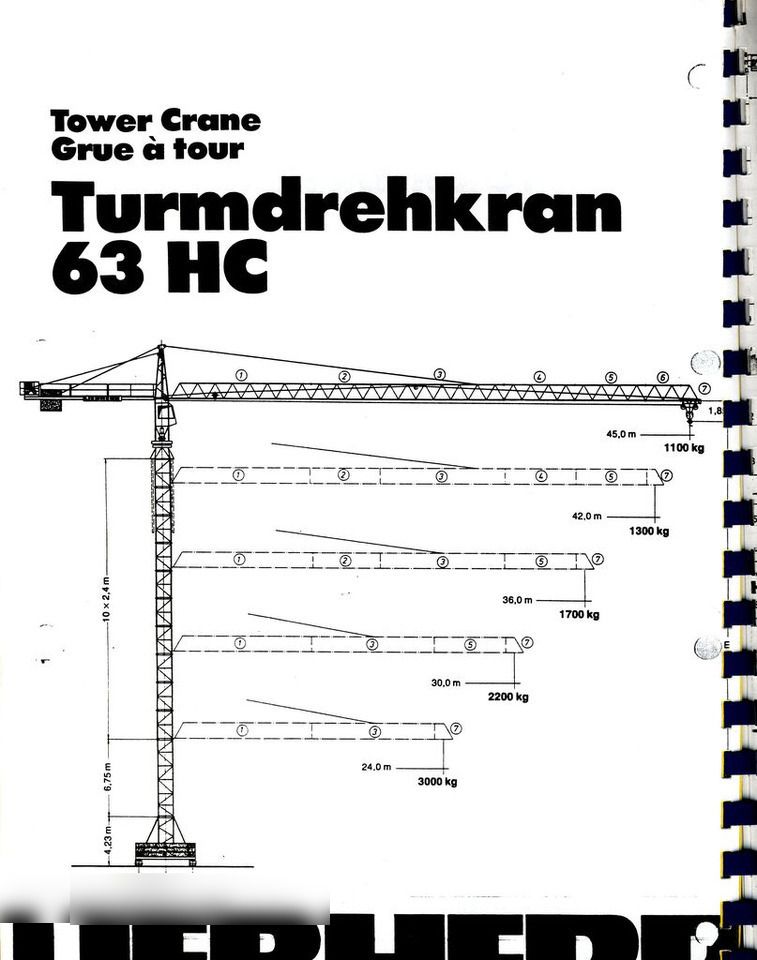 Tower crane Liebherr 63HC: picture 6