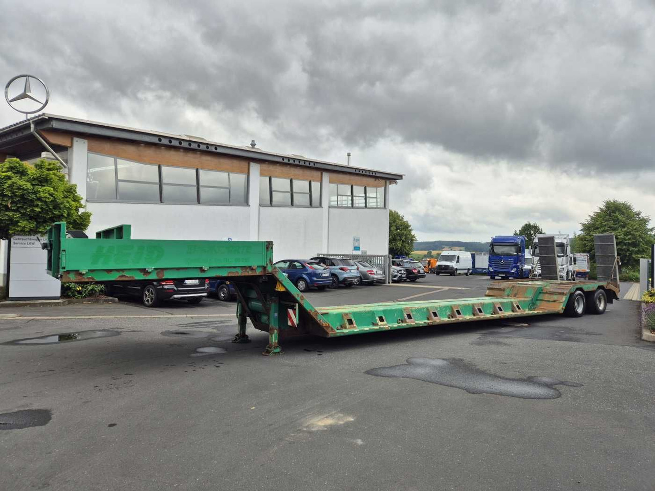 Dinkel TLS 36 ST FoMa SAF Lenkachsen Fernbedienung - Low loader semi-trailer: picture 5 Dinkel TLS 36 ST FoMa SAF Lenkachsen Fernbedienung - Low loader semi-trailer: picture 5