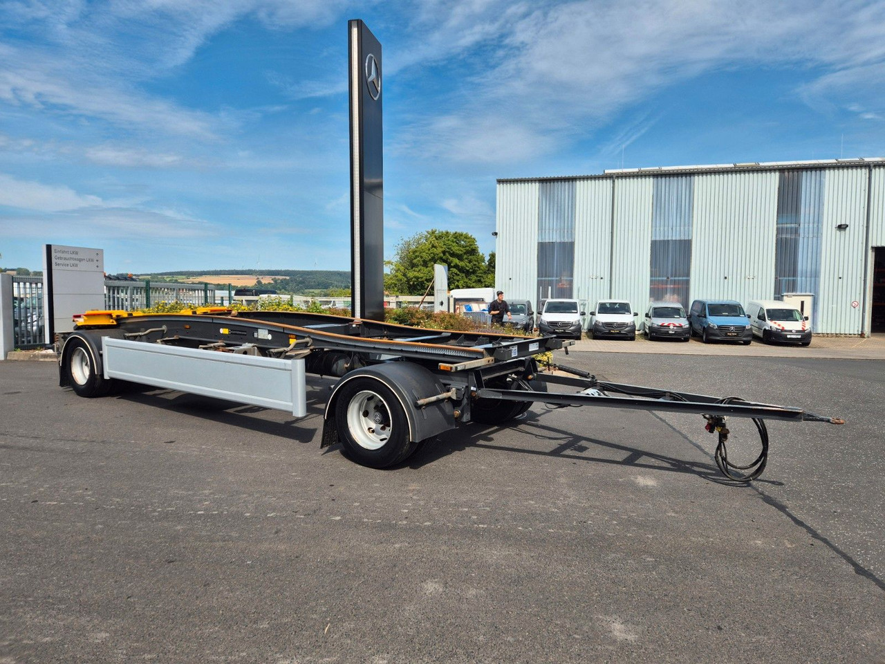 Chassis trailer Hüffermann HSA 20.70 Containerfahrgestell BPW Achsen: picture 6