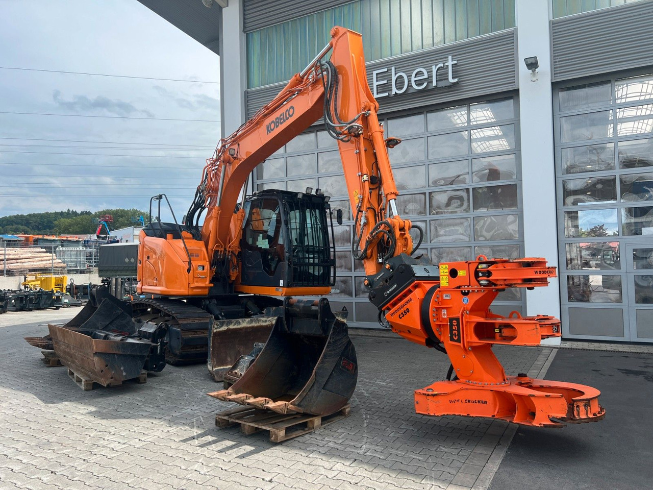 Kobelco ED160 BR-7 / nur 999h! / Woodcracker Löffelpaket - Crawler excavator: picture 2 Kobelco ED160 BR-7 / nur 999h! / Woodcracker Löffelpaket - Crawler excavator: picture 2