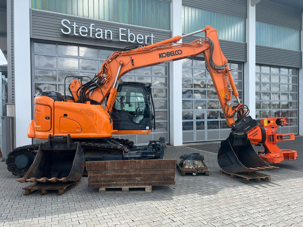 Kobelco ED160 BR-7 / nur 999h! / Woodcracker Löffelpaket - Crawler excavator: picture 1 Kobelco ED160 BR-7 / nur 999h! / Woodcracker Löffelpaket - Crawler excavator: picture 1