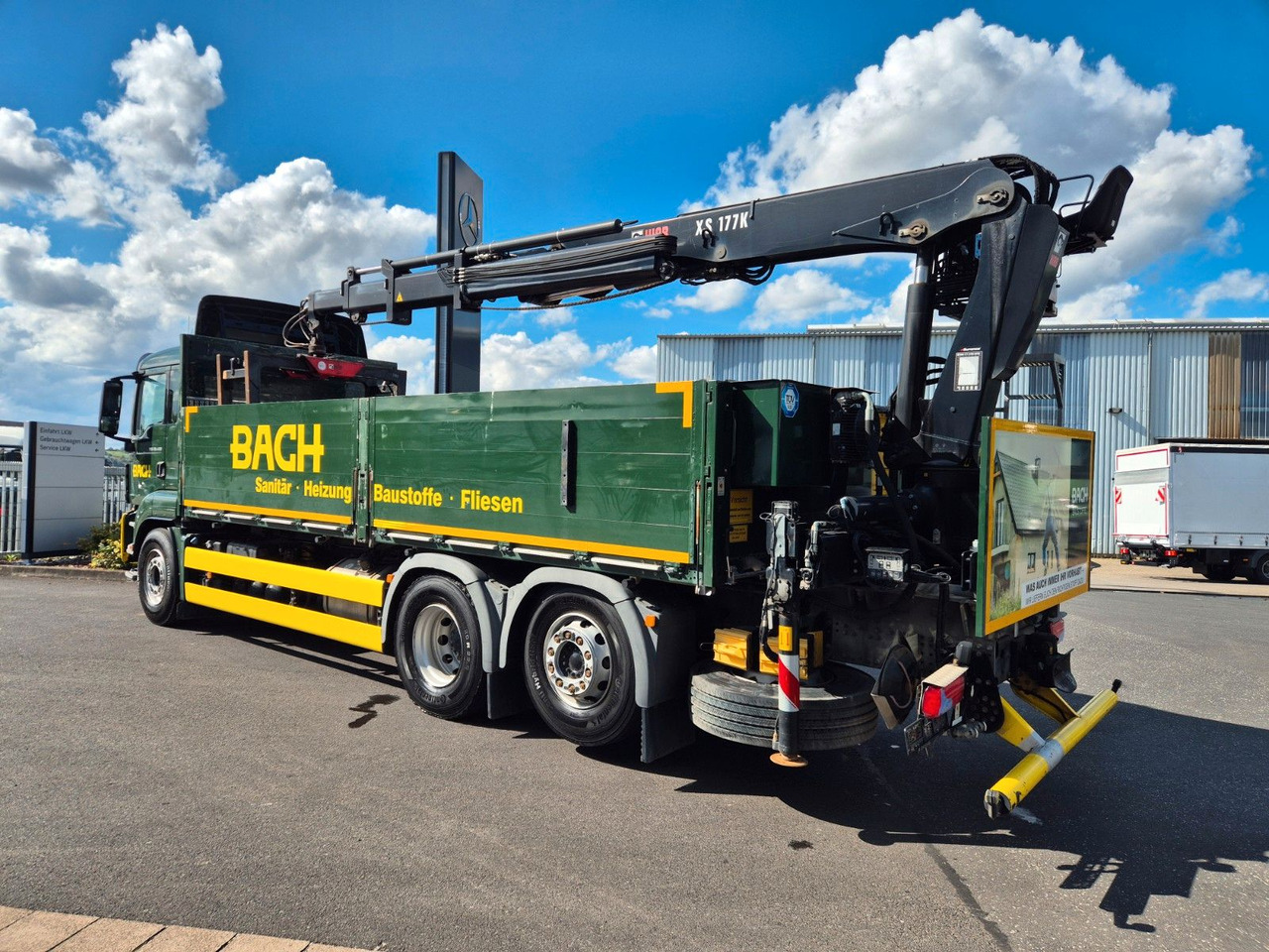 Dropside/ Flatbed truck MAN TGS 26.420 6x2-4 LL Hiab 177K PRO 2 Stück: picture 6