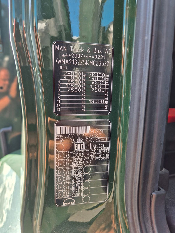 Dropside/ Flatbed truck MAN TGS 26.420 6x2-4 LL Hiab 177K PRO 2 Stück: picture 30