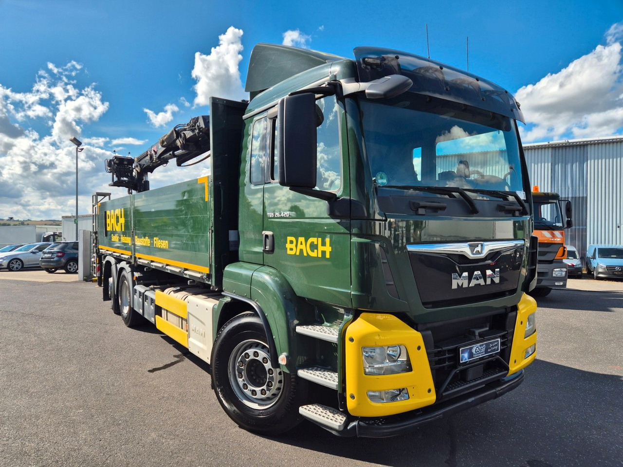 MAN TGS 26.420 6x2-4 LL Hiab 177K PRO 2 Stück - Dropside/ Flatbed truck: picture 3 MAN TGS 26.420 6x2-4 LL Hiab 177K PRO 2 Stück - Dropside/ Flatbed truck: picture 3