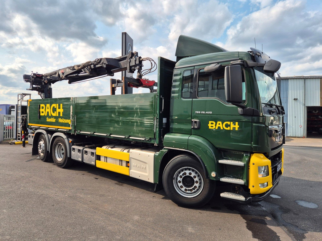 MAN TGS 26.420 6x2-4 LL Hiab 177K PRO 2 Stück - Dropside/ Flatbed truck, Crane truck: picture 4 MAN TGS 26.420 6x2-4 LL Hiab 177K PRO 2 Stück - Dropside/ Flatbed truck, Crane truck: picture 4