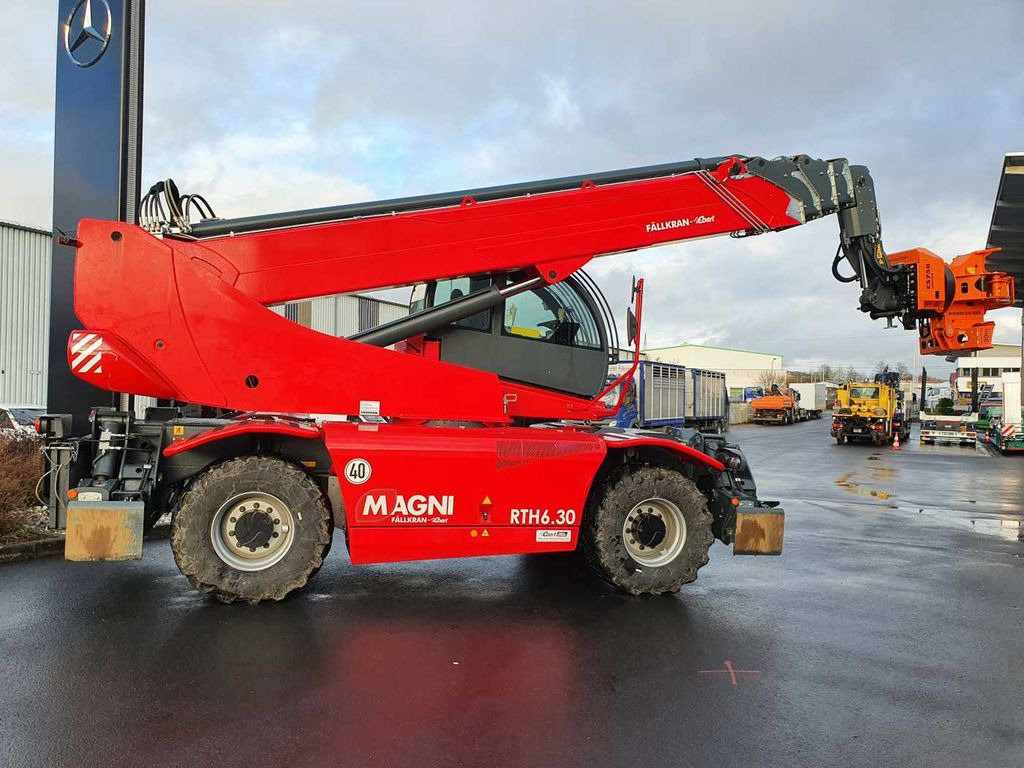 Telescopic handler Magni RTH 6.30 SH / Fällkran / nur 110h / 2022: picture 6