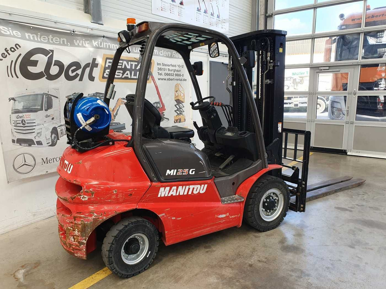 New Forklift Manitou MI 25 G / Triplex: 4.70m / nur 1.976h! / SS: picture 8