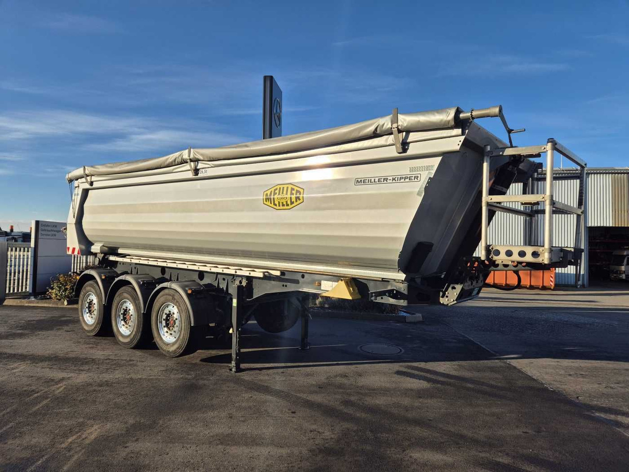 Meiller MHPS 12/27 KISA3 Plane Alu-Felgen 6 Stück - Tipper semi-trailer: picture 5 Meiller MHPS 12/27 KISA3 Plane Alu-Felgen 6 Stück - Tipper semi-trailer: picture 5
