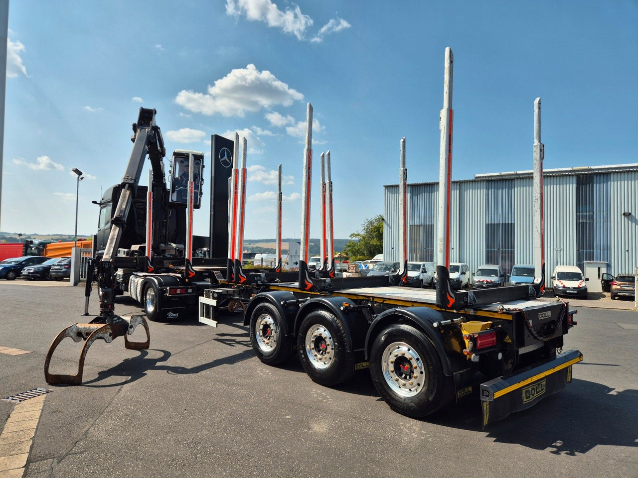 Mercedes-Benz Arocs 1853 LS 4x4 HAD Palfinger Q170Z96+Doll H3L - Timber truck, Crane truck: picture 5 Mercedes-Benz Arocs 1853 LS 4x4 HAD Palfinger Q170Z96+Doll H3L - Timber truck, Crane truck: picture 5