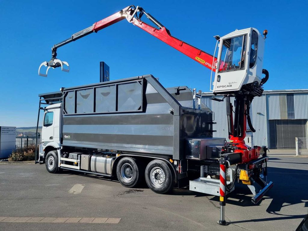 New Timber truck, Crane truck Mercedes-Benz Arocs 2751L HAD + Q170L (11,5m!) -EBERT-Fäll-LKW: picture 7