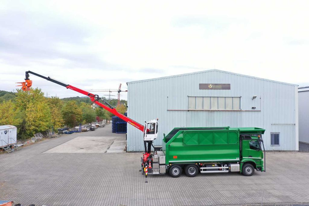New Timber truck, Crane truck Mercedes-Benz Arocs 2751L HAD + Q170L (11,5m!) -EBERT-Fäll-LKW: picture 8
