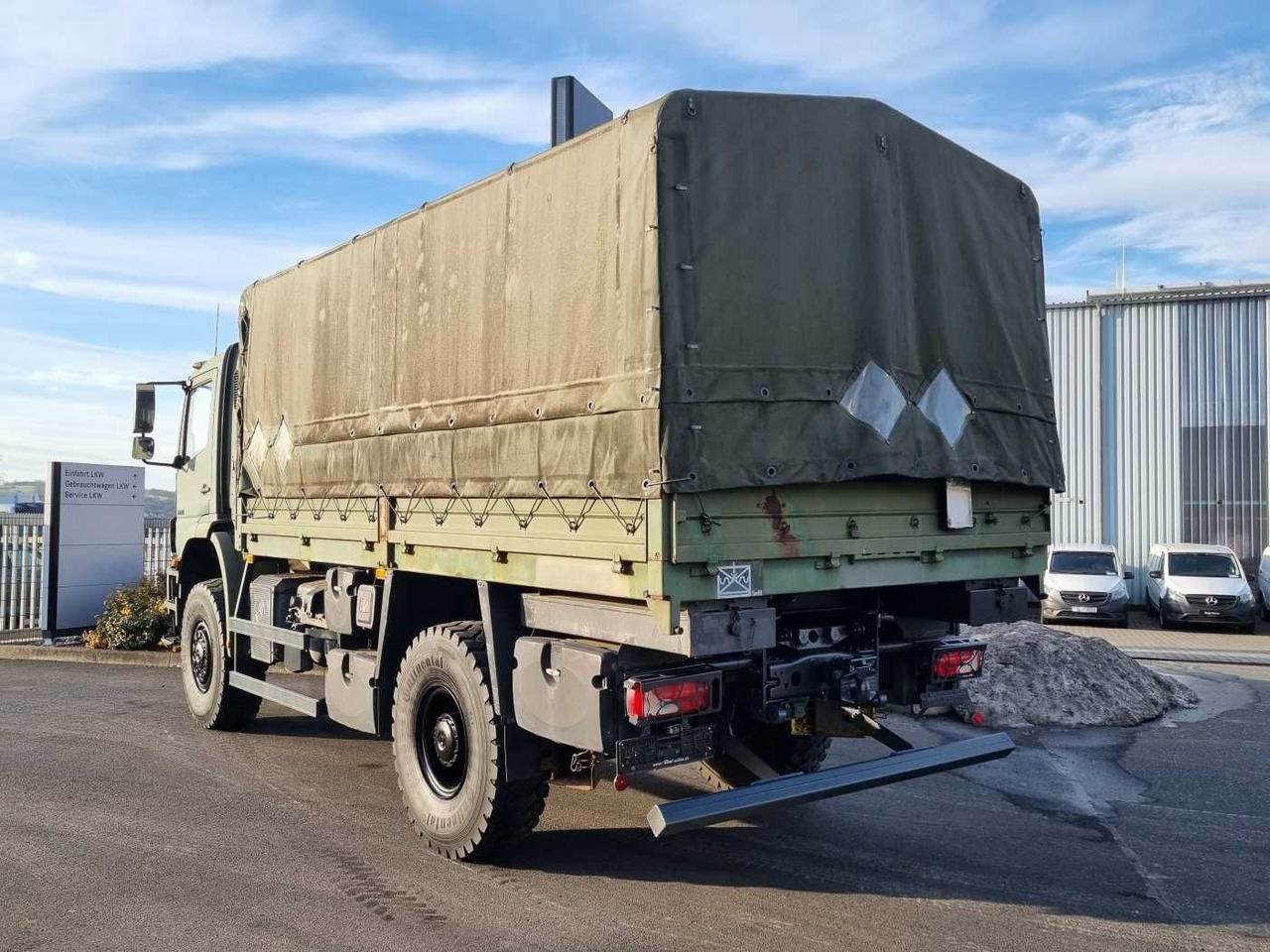 Curtainsider truck Mercedes-Benz Axor 1829 A 4x4 Pritsche/Plane 10 Stück: picture 7