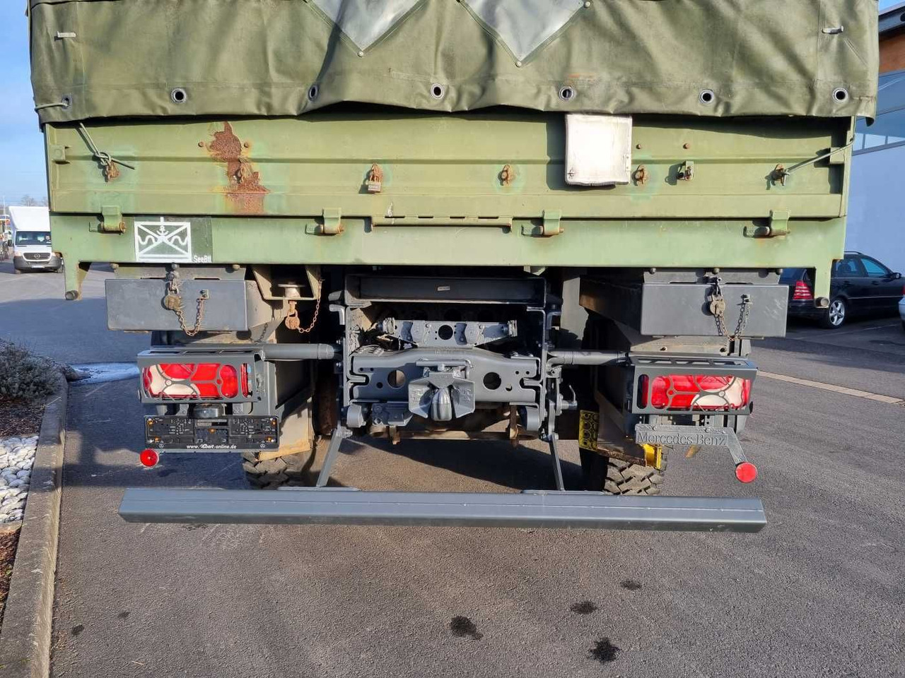Curtainsider truck Mercedes-Benz Axor 1829 A 4x4 Pritsche/Plane 10 Stück: picture 9