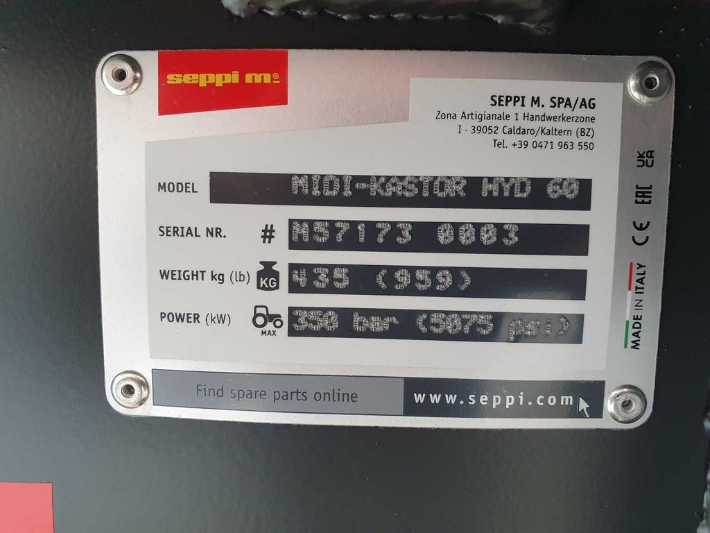 New Stump grinder Seppi M. MIDI-KASTOR / Wurzelstockfräse: picture 12