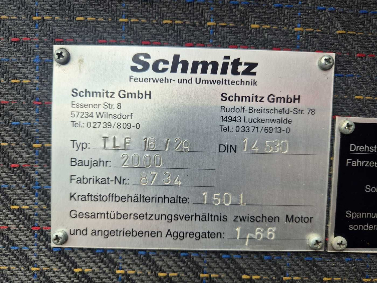 Truck MAN 14.224 4x4 TLF 16/29 Tanklöschfahrzeug Feuerwehr: picture 14 Truck MAN 14.224 4x4 TLF 16/29 Tanklöschfahrzeug Feuerwehr: picture 14