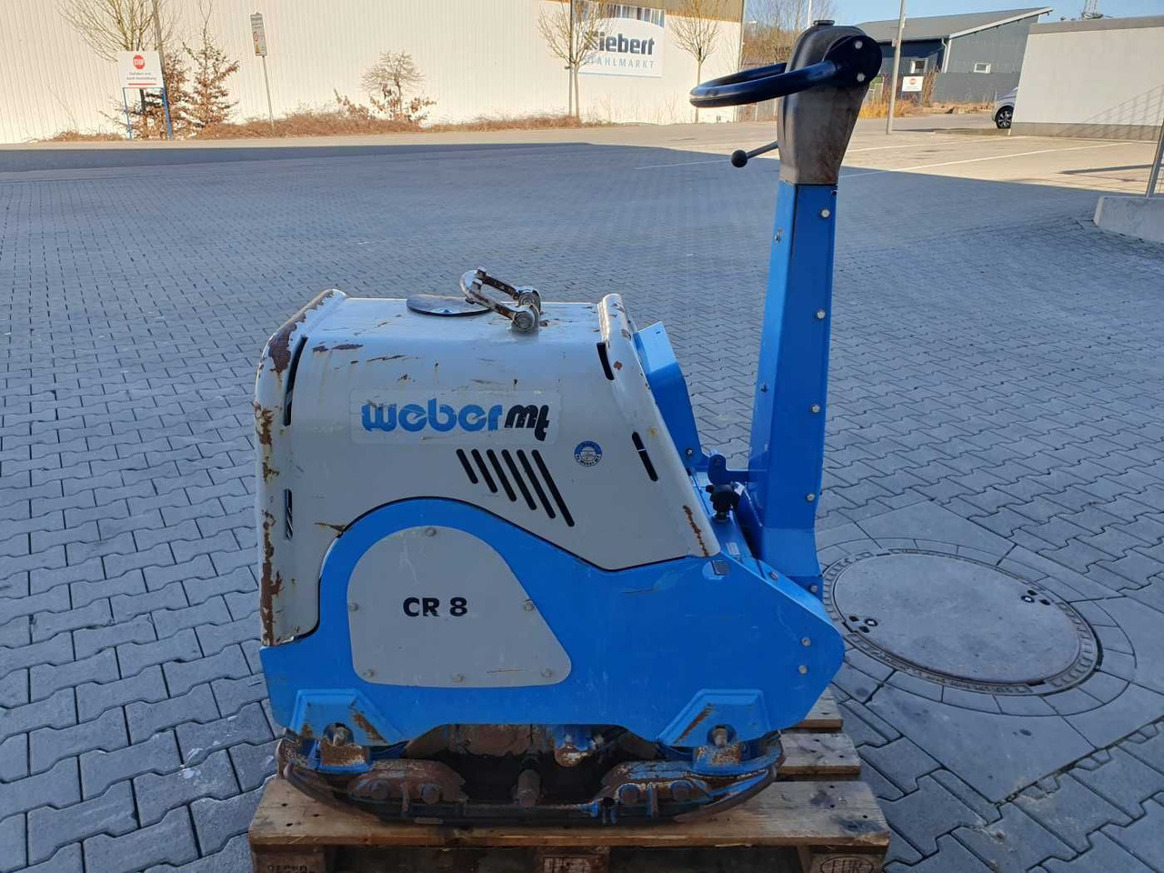 New Vibratory plate Weber CR 8 Hatz-Diesel 601kg Rüttelplatte 117 h: picture 6