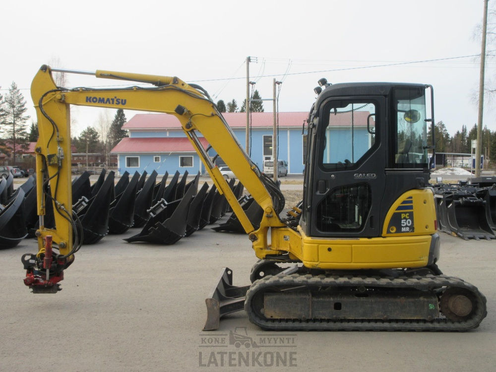 Komatsu PC50MR PETOKSELLA VIETY LÖYTÖPALKKIO STOLEN - Crawler excavator: picture 5 Komatsu PC50MR PETOKSELLA VIETY LÖYTÖPALKKIO STOLEN - Crawler excavator: picture 5