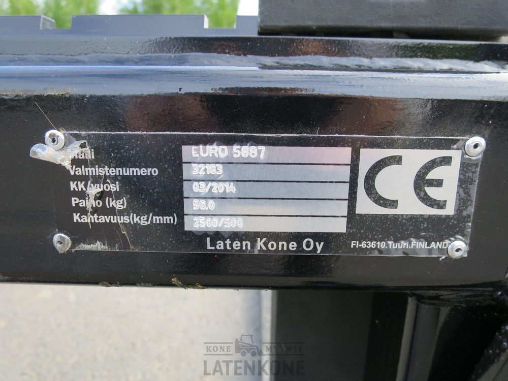 Forks for Construction machinery Laten Trukkipiikit 2500kg 1200mm/1200mm 2A Euro: picture 10