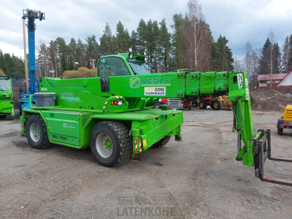 Telescopic handler Merlo ROTO 40.25MCSS with basket, remote, jib: picture 11