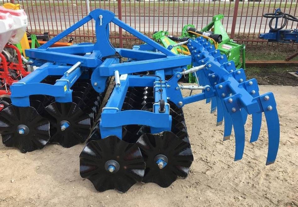 Inter-Tech front disc cultivator 2.5 m with flat bar leveling harrow BAP01 - Disc harrow: picture 4 Inter-Tech front disc cultivator 2.5 m with flat bar leveling harrow BAP01 - Disc harrow: picture 4