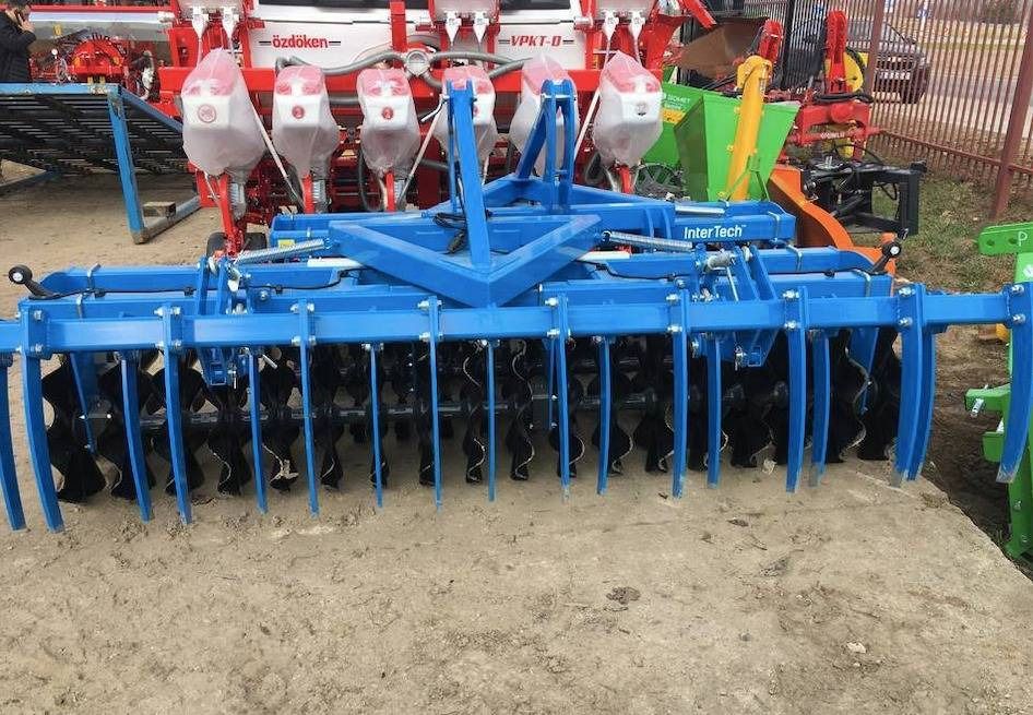 Inter-Tech front disc cultivator 2.5 m with flat bar leveling harrow BAP01 - Disc harrow: picture 3 Inter-Tech front disc cultivator 2.5 m with flat bar leveling harrow BAP01 - Disc harrow: picture 3