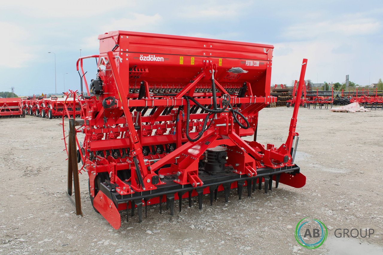 Mounted seed drill combination with power harrow Ozdoken Pertum CS-300 – double disc, rubber roller - Combine seed drill: picture 1 Mounted seed drill combination with power harrow Ozdoken Pertum CS-300 – double disc, rubber roller - Combine seed drill: picture 1