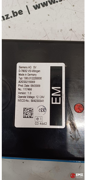 Iveco Occ ECU EM regeleenheid Iveco - ECU for Truck: picture 4 Iveco Occ ECU EM regeleenheid Iveco - ECU for Truck: picture 4