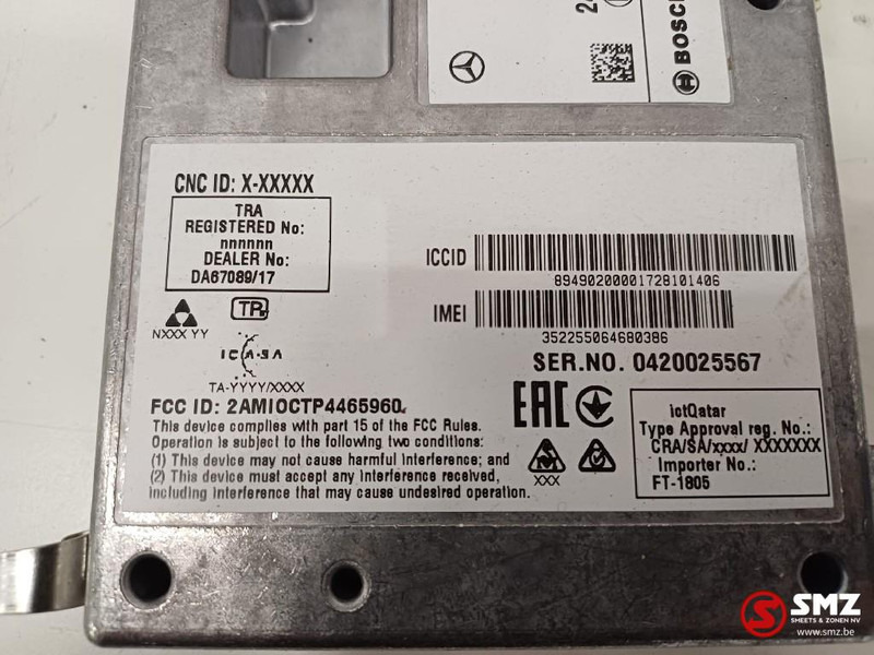 Mercedes-Benz Occ ECU telematica besturingseenheid Mercedes - ECU for Truck: picture 3 Mercedes-Benz Occ ECU telematica besturingseenheid Mercedes - ECU for Truck: picture 3