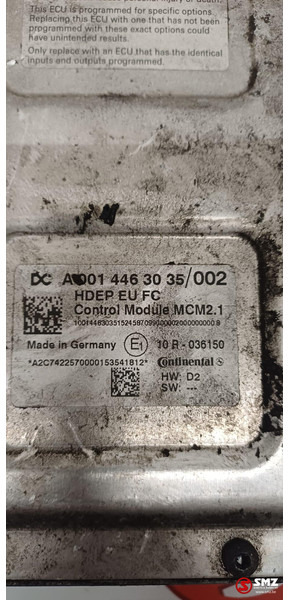 Mercedes-Benz Occ Ecu MCM2.1 Mercedes - ECU for Truck: picture 4 Mercedes-Benz Occ Ecu MCM2.1 Mercedes - ECU for Truck: picture 4