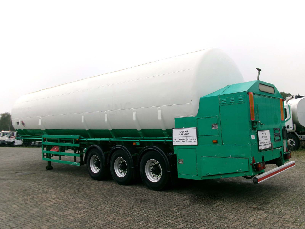 M1 Engineering Gas tank semi-trailer cryogenic used for LNG Methan Methane - Tank semi-trailer: picture 4 M1 Engineering Gas tank semi-trailer cryogenic used for LNG Methan Methane - Tank semi-trailer: picture 4