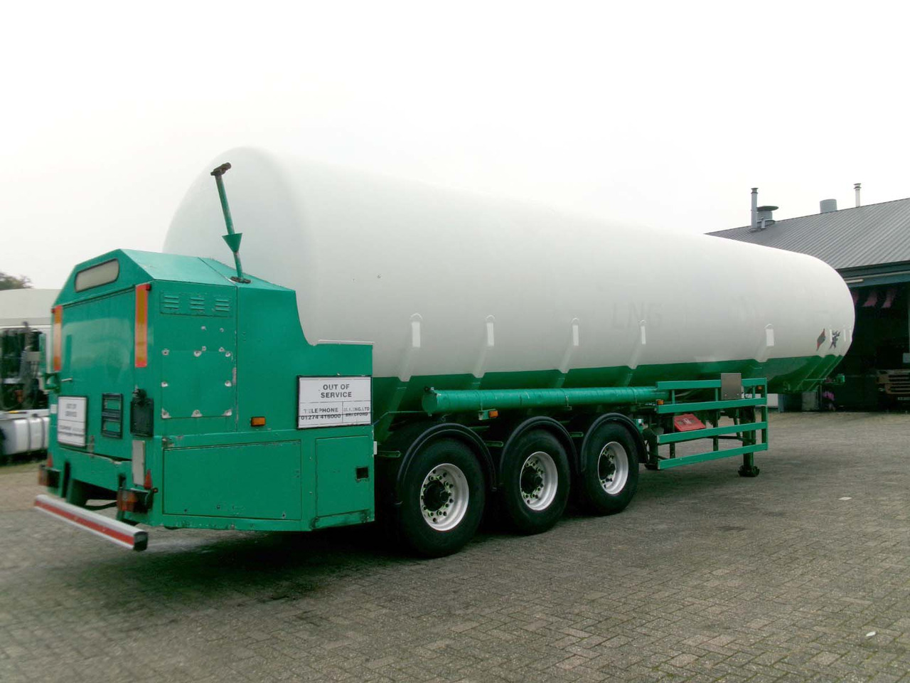 M1 Engineering Gas tank semi-trailer cryogenic used for LNG Methan Methane - Tank semi-trailer: picture 3 M1 Engineering Gas tank semi-trailer cryogenic used for LNG Methan Methane - Tank semi-trailer: picture 3