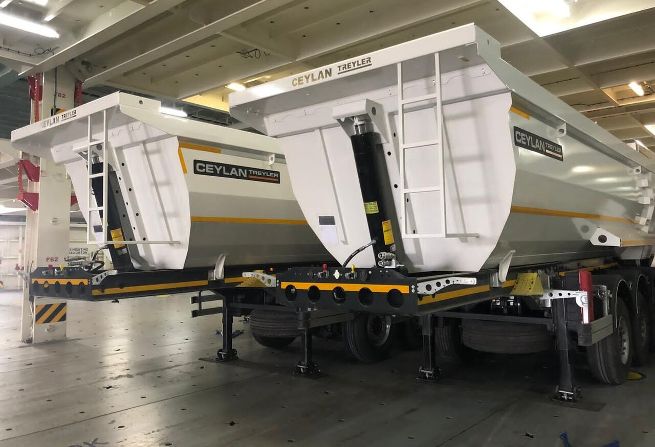 New Tipper semi-trailer CEYLAN 3 AXLES TIPPER 22-30M3: picture 18