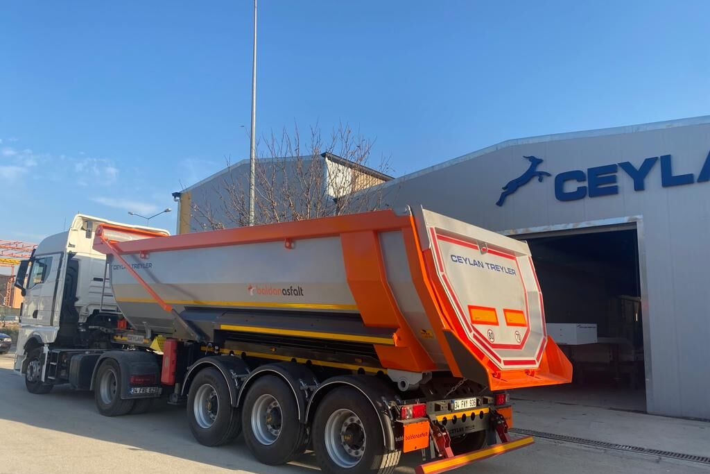 New Tipper semi-trailer CEYLAN 3 AXLES TIPPER 22-30M3: picture 24